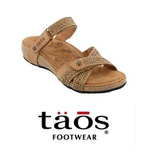 Taos Natural Tan Fabulous Wedge Cork Sandals